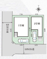 所沢市緑町６期　全２棟　２号棟　新築住宅なら西武ハウジングの区画図