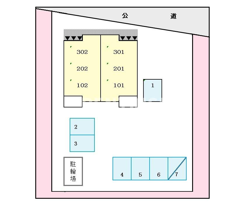 シャトレ　Ｋの駐車場|駐車場