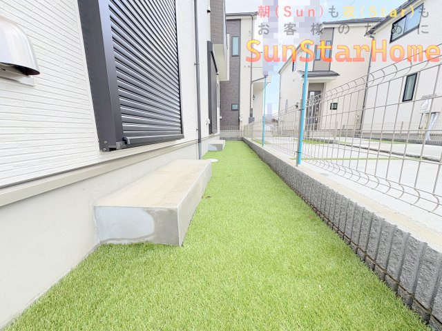 【サンスターホーム】青梅市新町4丁目　高性能新築戸建D号棟の庭