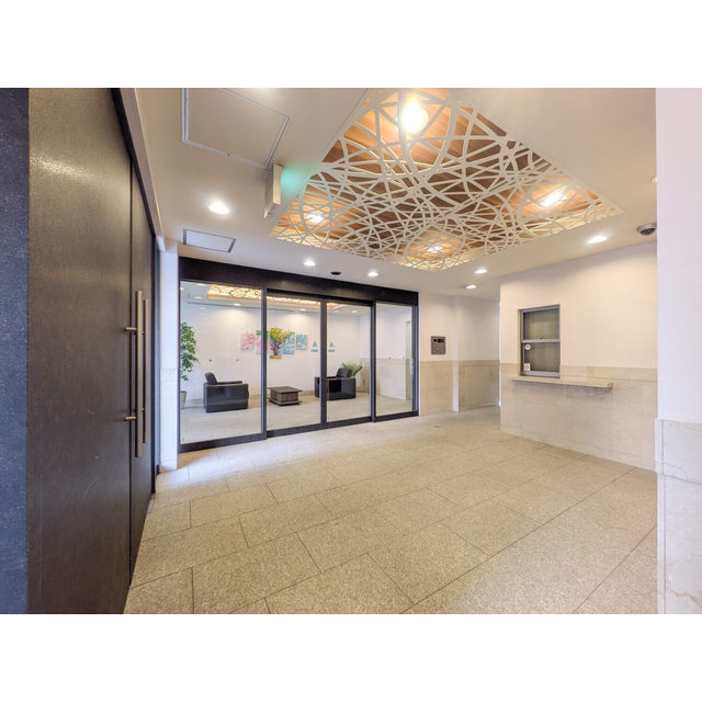 ルクレ代田橋のエントランス|清潔なエントランスです