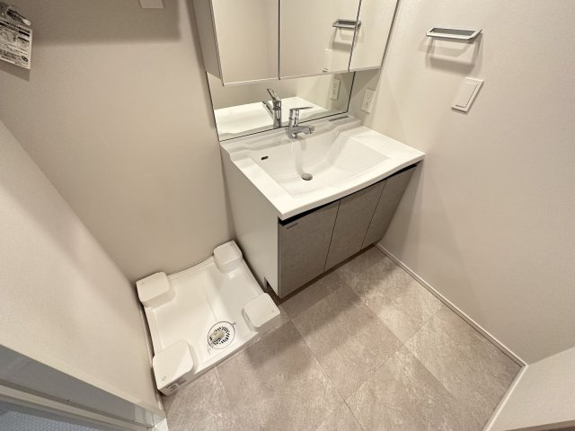 ＧＲＡＮ ＰＡＳＥＯ 広尾の洗面所|コンパクトで使いやすい洗面所