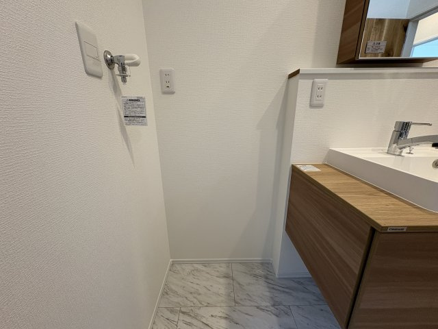 AHC宜野湾市大山4丁目-2号棟　＼☆ご成約時キャッシュバック☆／の洗面所|洗濯機置き場☆