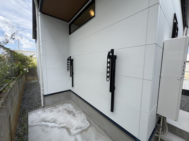 AHC宜野湾市大山4丁目-2号棟　＼☆ご成約時キャッシュバック☆／のランドリースペース|物干し竿ついています！