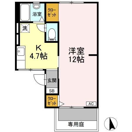 グリーンハイツいまいせの間取り