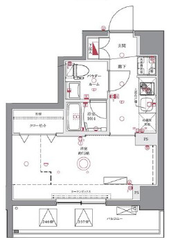 ユリカロゼAZ亀戸Ⅱの間取り