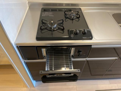 【キッチン】 | プロシード木更津 | グリル付き2口コンロ