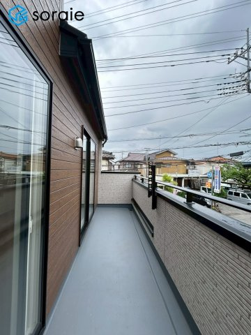 所沢市松郷　新築戸建のバルコニー