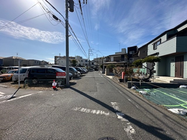 藤沢市辻堂東海岸3丁目　売地の前面道路含む現地写真|現地外観