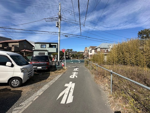 藤沢市辻堂東海岸3丁目　売地の前面道路含む現地写真|現地外観