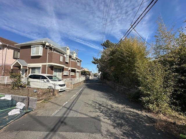 藤沢市辻堂東海岸3丁目　売地の前面道路含む現地写真|現地外観