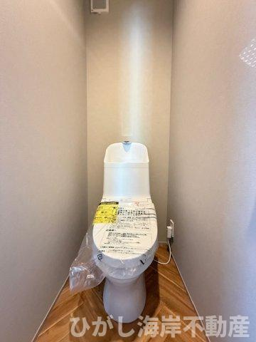 茅ヶ崎市赤羽根　新築戸建のトイレ|洗浄機能付きお手洗い