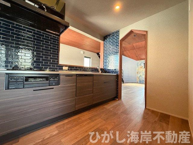 茅ヶ崎市赤羽根　新築戸建のキッチン|キッチンスペース