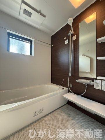 茅ヶ崎市赤羽根　新築戸建の浴室|1坪タイプ　ユニットバス