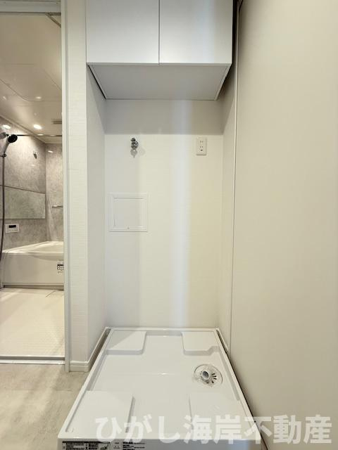 グラン・コート湘南茅ヶ崎のランドリースペース|新規リフォーム完了！　洗濯機置場