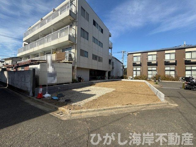 茅ヶ崎市今宿　新築戸建の外観|1月31日撮影　建築中　現地外観