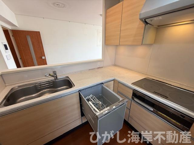 セレストタワー湘南平塚のキッチン|食洗器付きシステムキッチン