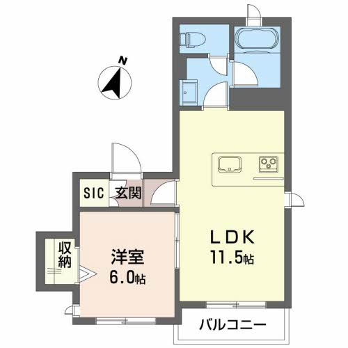 【間取り】 | べレオ　ブリーゼ