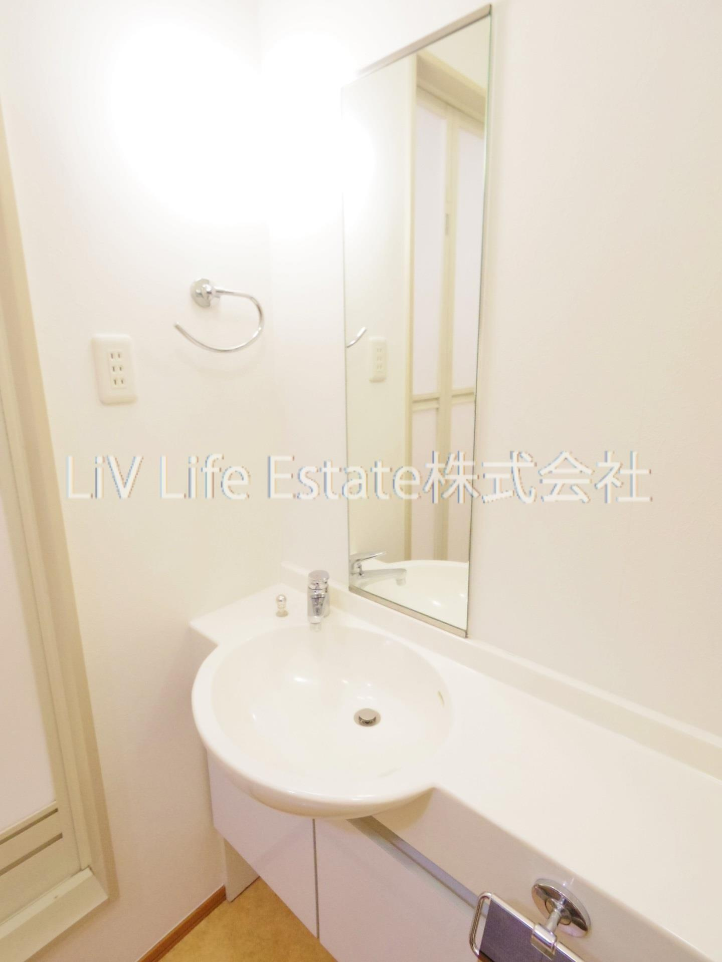 小平市栄町１丁目の賃貸マンションの洗面所