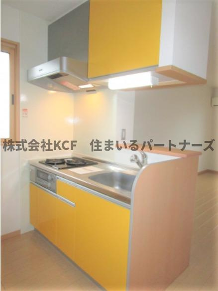 リーベB棟のキッチン|お料理しやすいキッチンです