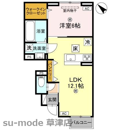 【間取り】 | claria萩 | 使いやすい間取りです