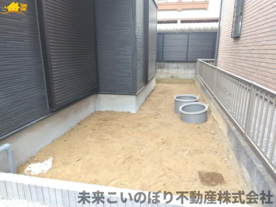 【庭】 | GRAFARE伊奈町小室10期 | お庭のお手入れも楽々。プチ家庭菜園などにもオススメです！