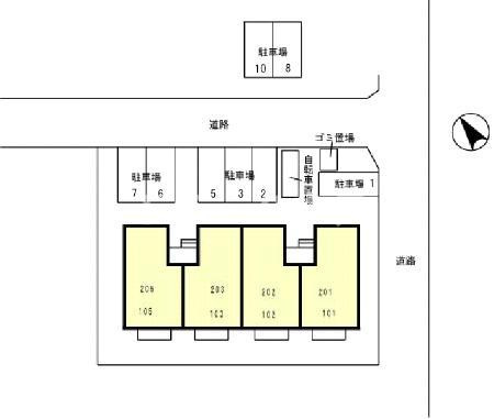 メゾンベールの区画図