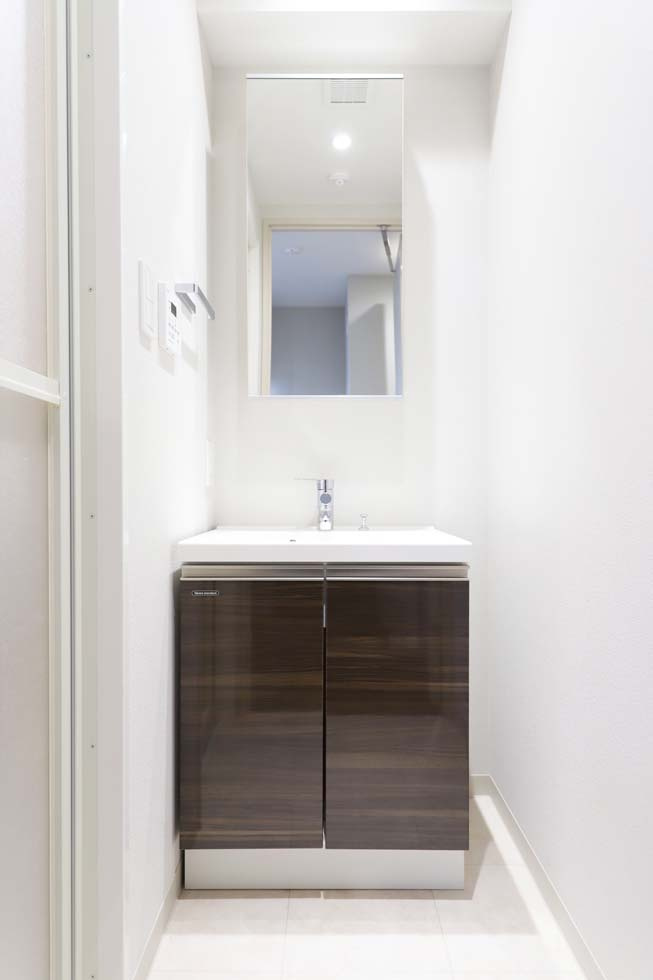 大神宮下Residenceの洗面所|きれいな内装です