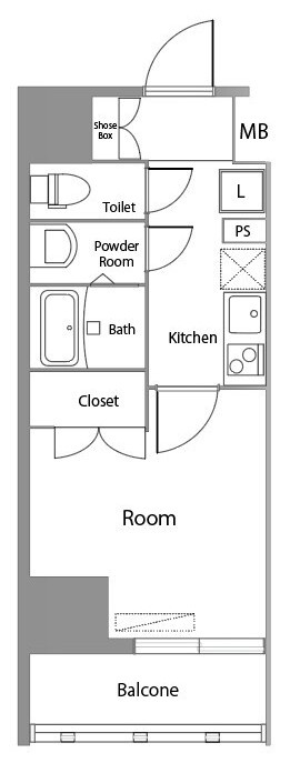 大神宮下Residenceの間取り