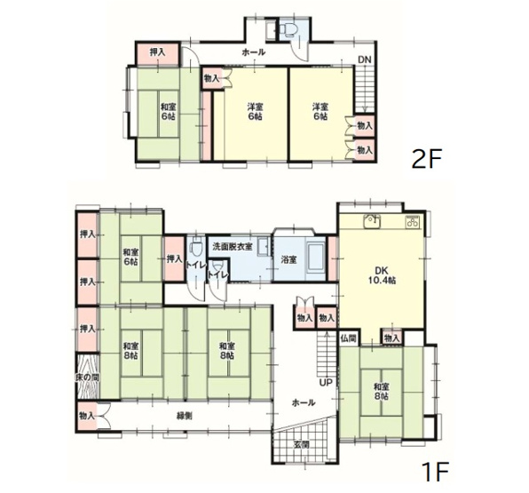 【間取り】 | 太田市新田村田町1期　中古戸建 | 大家族で住めるひろびろ7DKの間取りです！