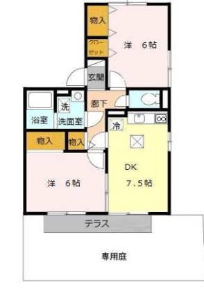 コンフォート春日の間取り