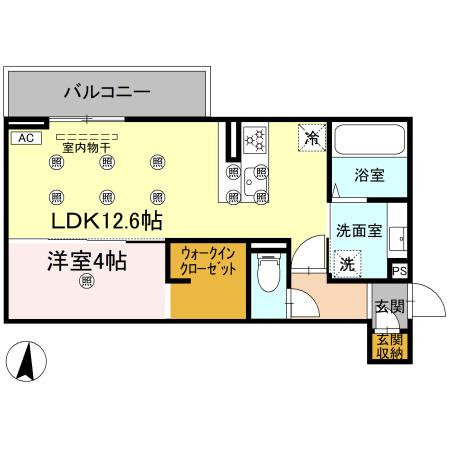 【間取り】 | クランツ北井門Ｂ