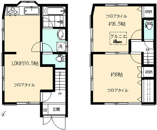 高田馬場3丁目戸建ての間取り
