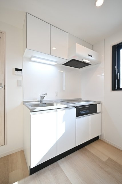 ＥＳ－Ｇｒａｎｄｅ文京白山のキッチン|コンパクトなキッチンで掃除もラクラク