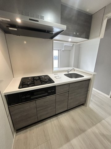 アルファコート谷在家のキッチン|お料理しやすいキッチンです