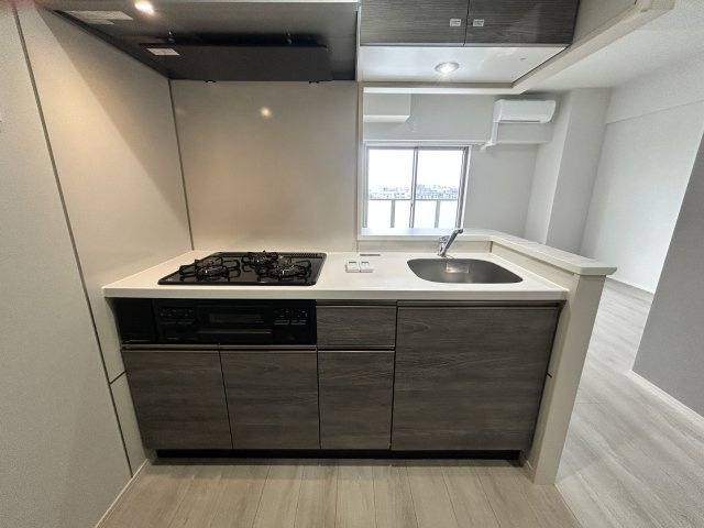 アルファコート谷在家のキッチン|キッチンでお料理をお楽しみください