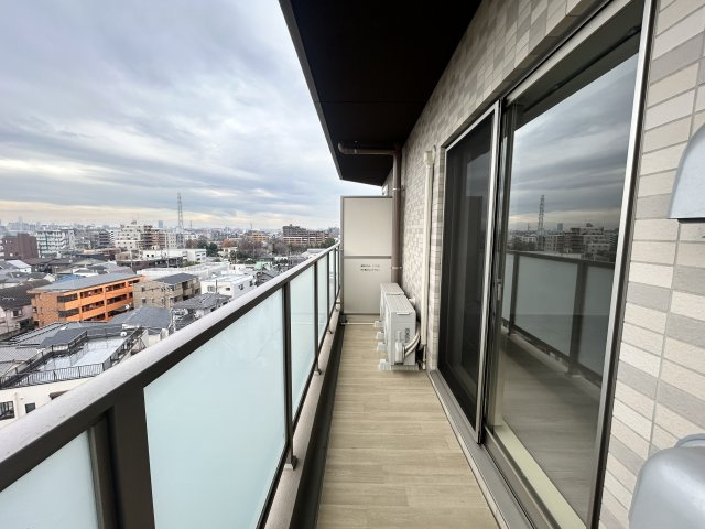 アルファコート谷在家のバルコニー|落ち着いた時間を過ごせるバルコニーです