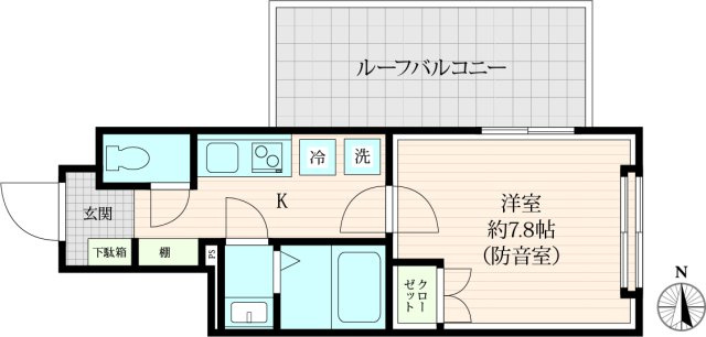 「防音マンション」VORT上北沢レジデンスの間取り|防音室内では24時間楽器演奏可能となります（※一部楽器制限有り）