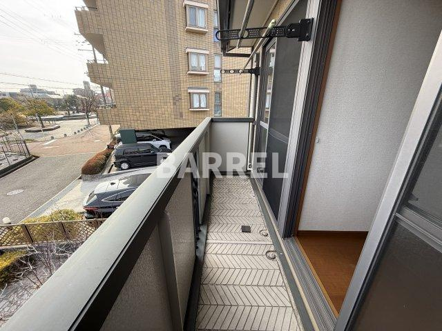 アロマコートAのバルコニー