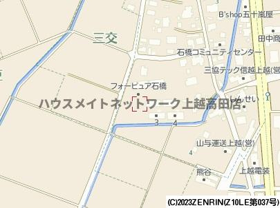 グランメゾンＳＳ４の地図|位置図