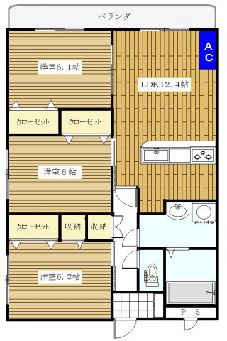 ア・ラ・モードⅡの間取り