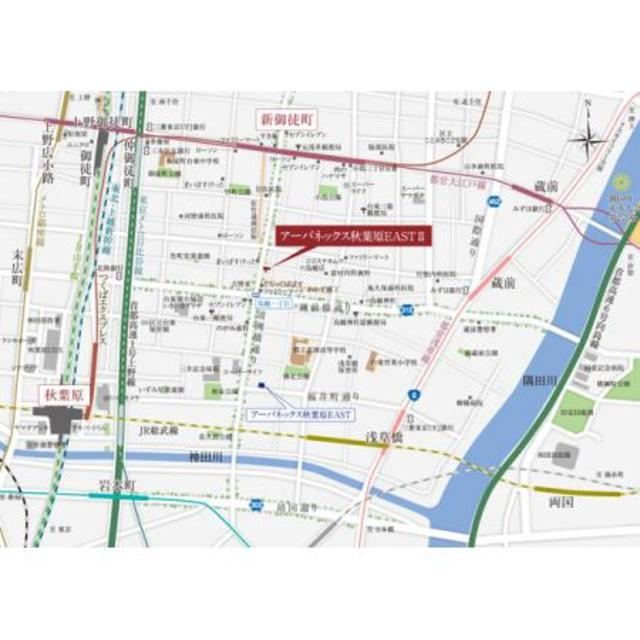 アーバネックス秋葉原ＥＡＳＴⅡの地図