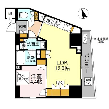 リーラ品川戸越の間取り