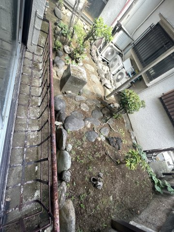 吉野荘のバルコニー