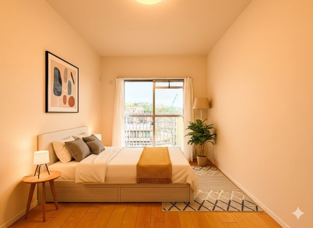 東戸塚緑の街四号棟の洋室|◆柔らかい陽光が差し込む明るいお部屋を演出する設計。彩光の取れる窓が気持ちの良いお部屋を創り上げます。
