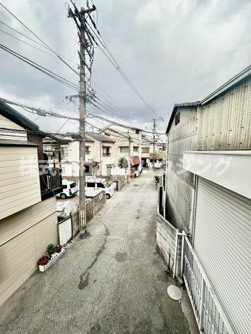 豊中市千成町１丁目のテラスの展望