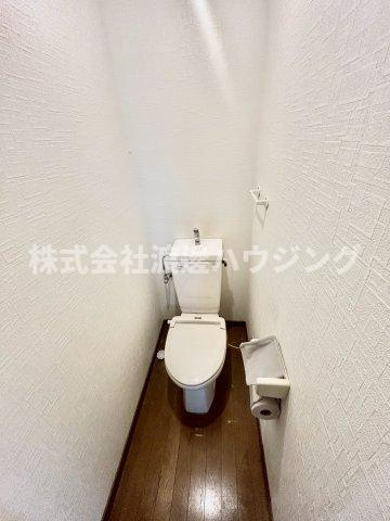 豊中市千成町１丁目のテラスのトイレ