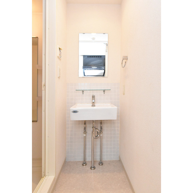 ルクレ新町レジデンスの洗面所