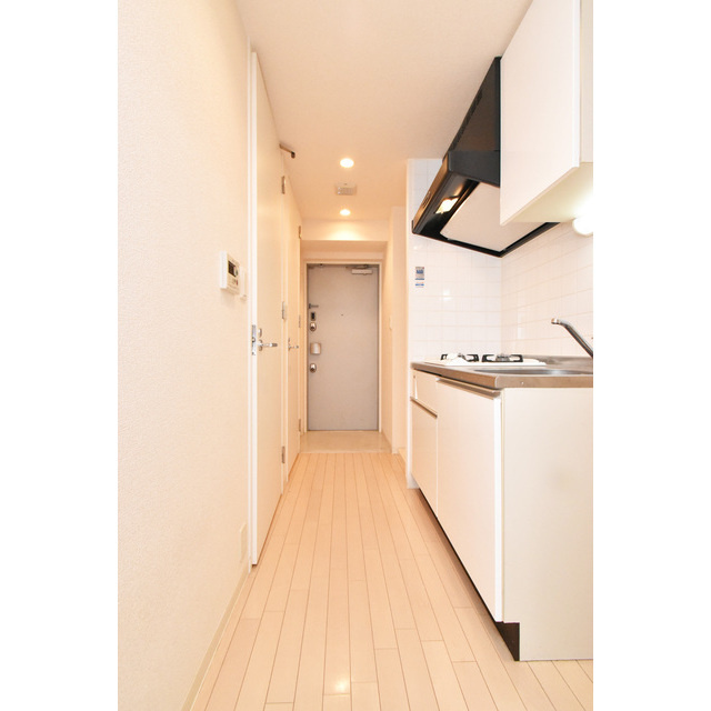 ルクレ新町レジデンスの玄関