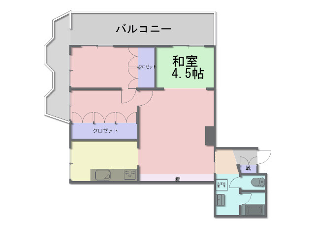 リブグリーンロードの間取り