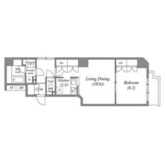【間取り】 | 南堀江アパートメントグランデ